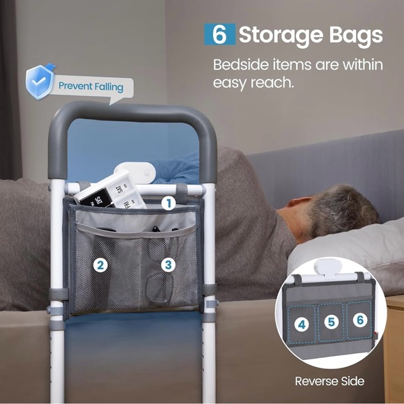 Multipurpose Bed Assist Rail - Picture 7 of 9